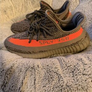 Yeezy Sneakers - Gray and Orange